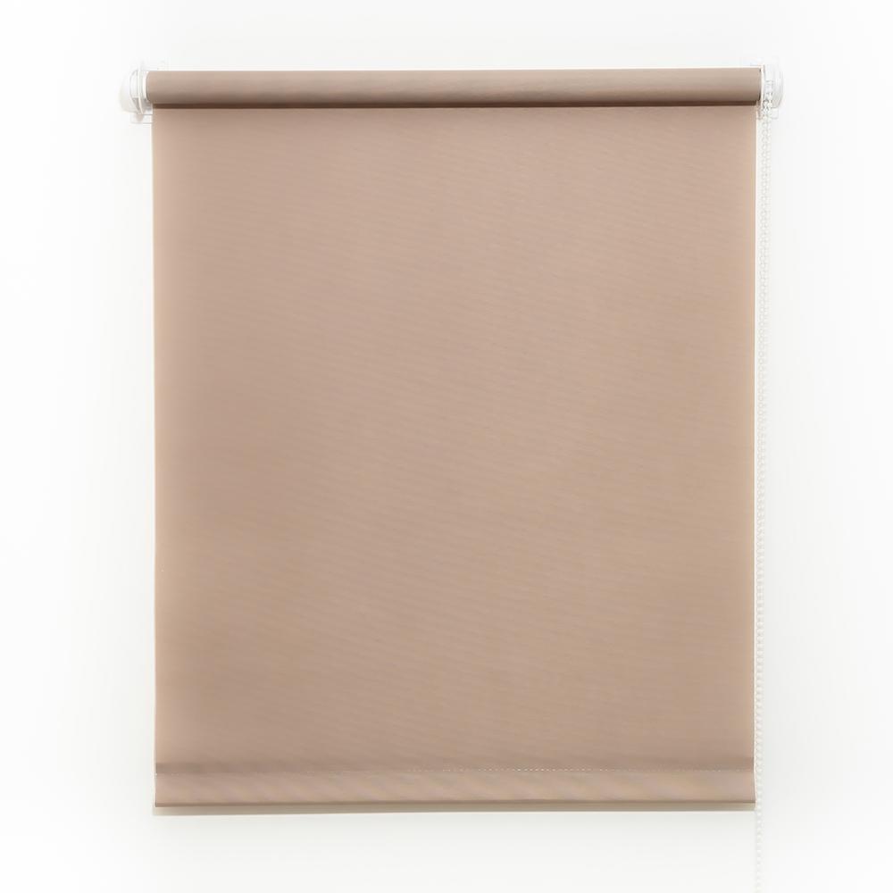 Шторы рулонные светло-бежевые NEODECO Базовый