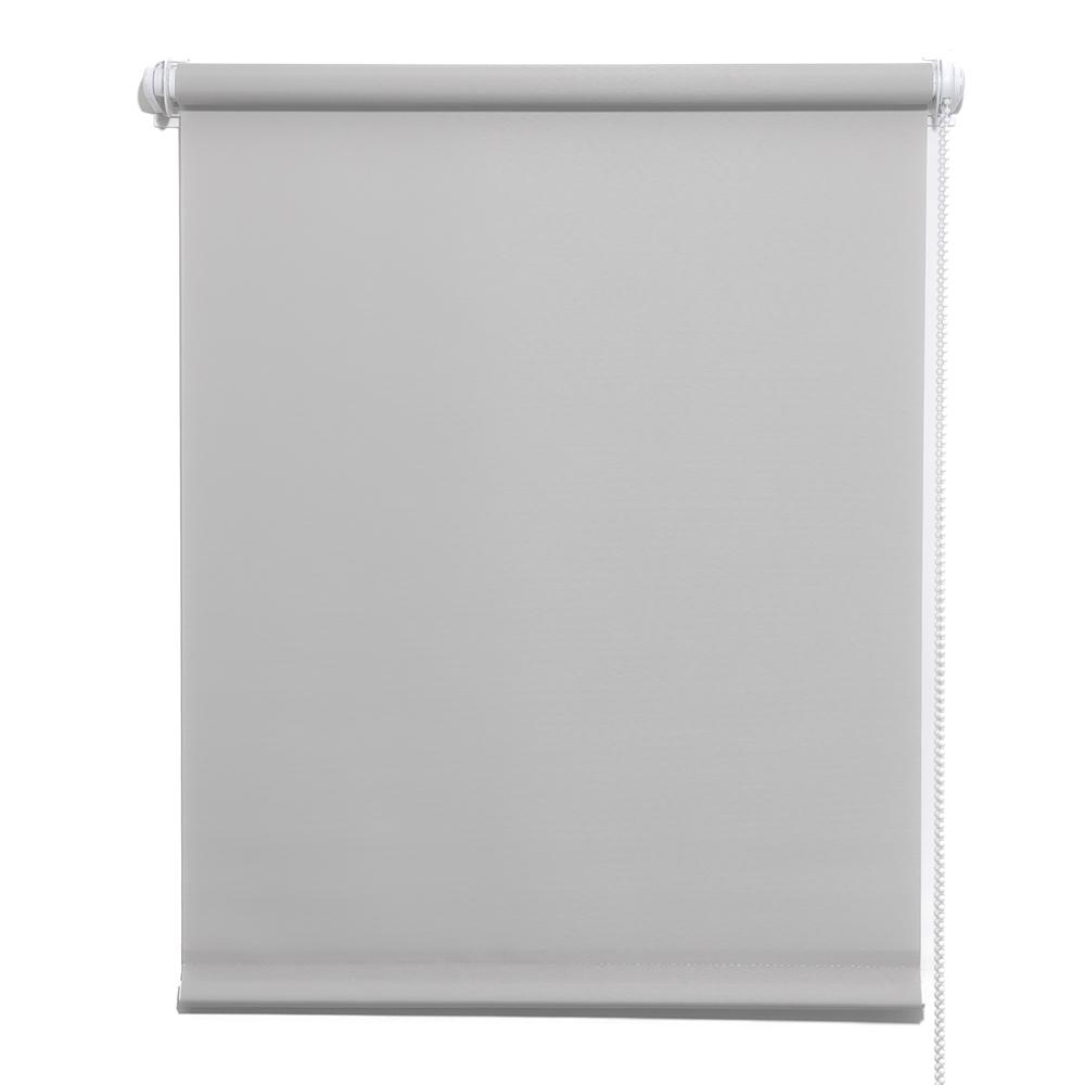 Шторы рулонные светло-серые NEODECO Базовый