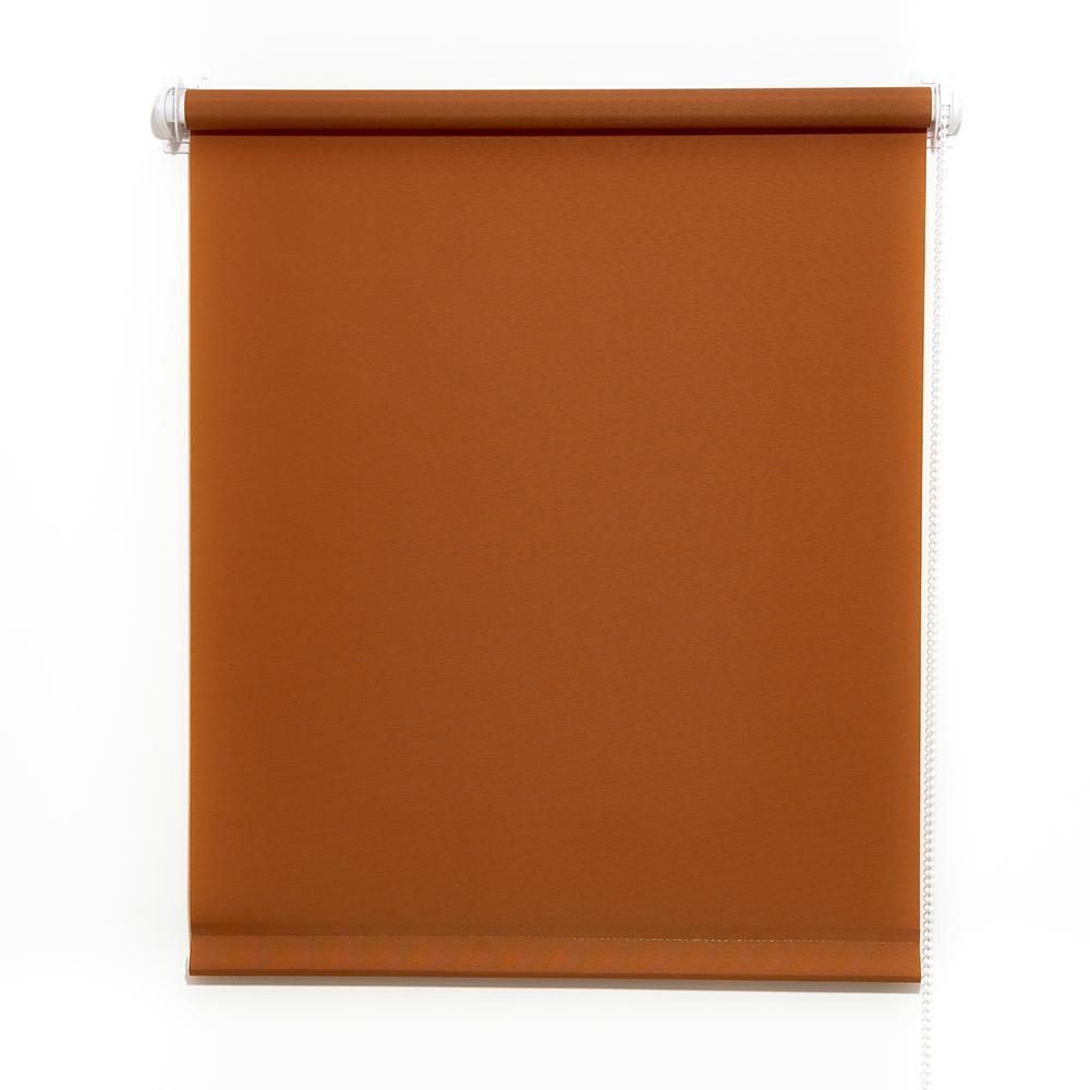 Шторы рулонные терракотовые NEODECO Базовый