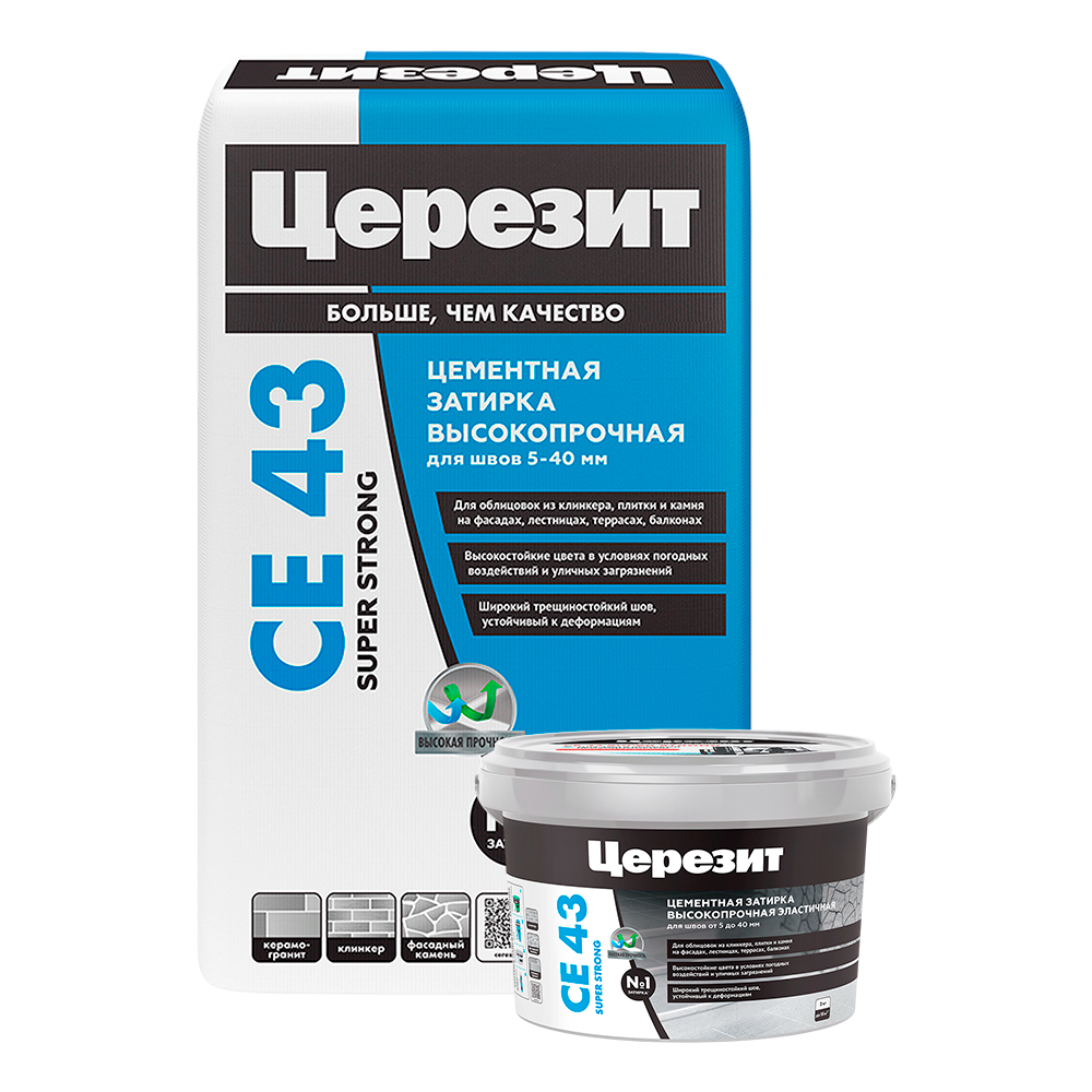 Цементная затирка Церезит CE 43