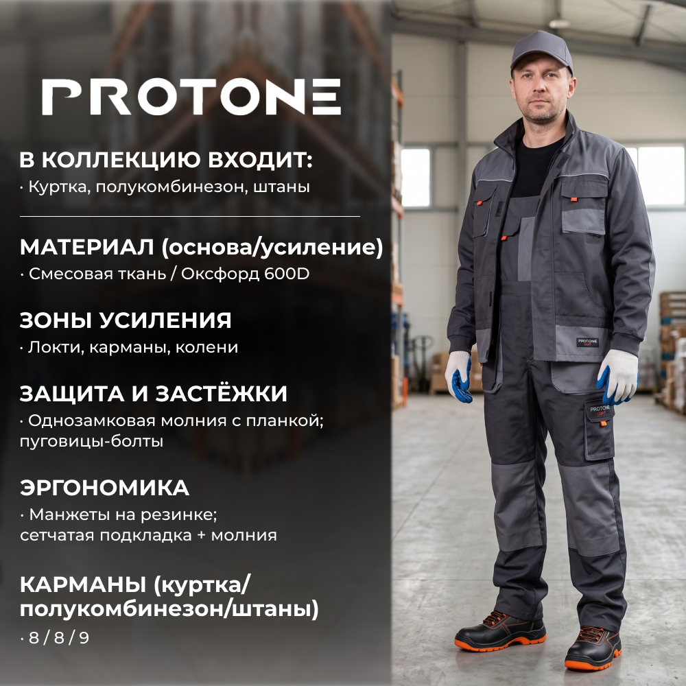 Спецодежда рабочая PROTONE LIGHT