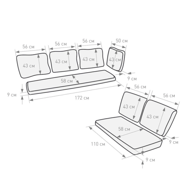 Обзор комплекта мебели Байрон