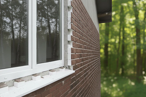 Монтаж углов и оконных проемов