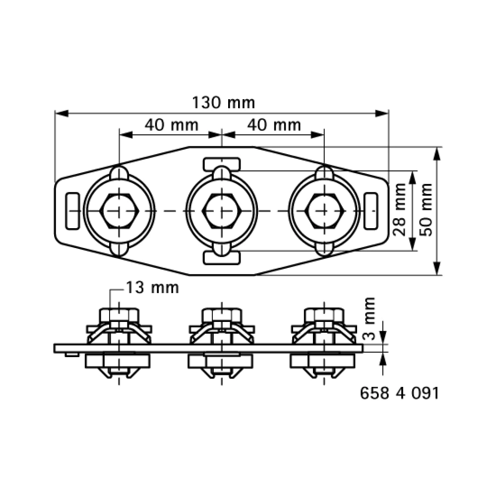 Соединитель Х-образный для профиля Walraven BIS RapidRail