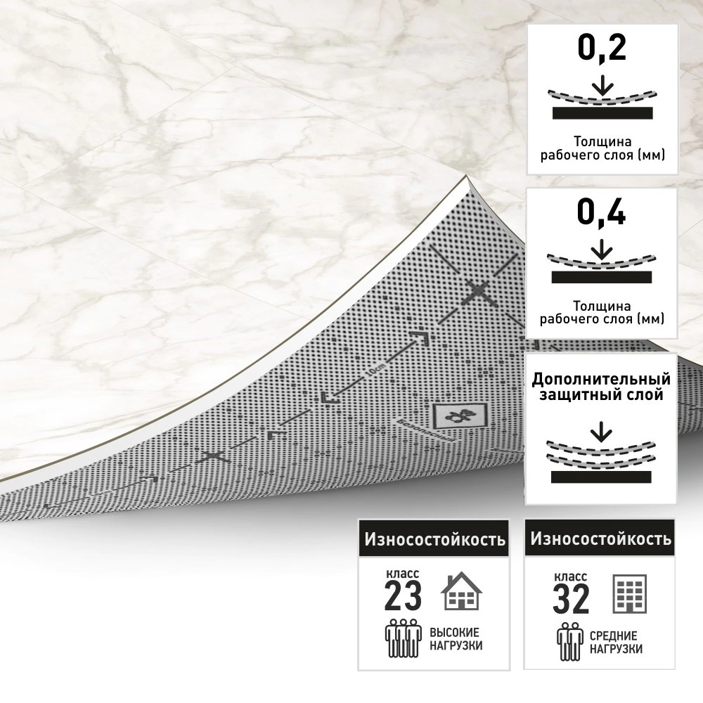 Линолеум Бонус Норд 1 2,5 м/2,0 мм/0,4 мм