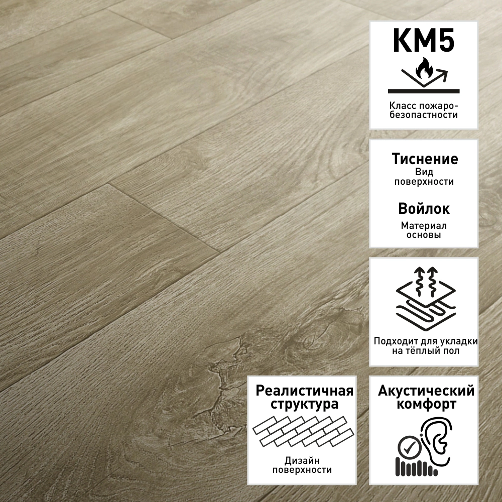 Линолеум Философия Диакири 5 3,5 м/3,5 мм/0,4 мм