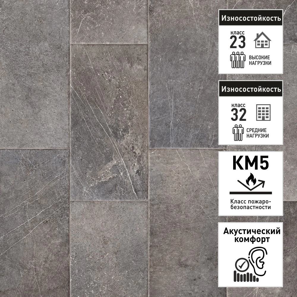 Линолеум Империя Вардо 3 3 м/3,8 мм/0,5 мм