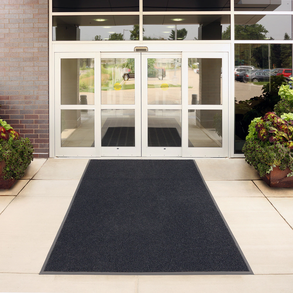 Дорожка входная влаговпитывающая Ребристая 1,2 м антрацит