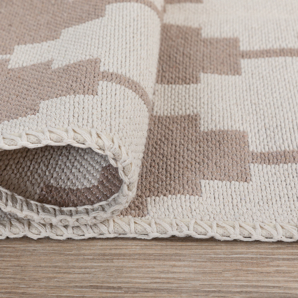 Коврик хлопковый Teressa 259  0,6х1,0 м кремовый-бежевый