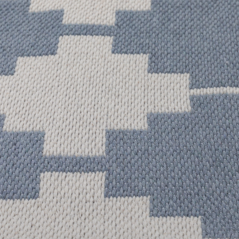 Коврик хлопковый Teressa 259 0,6х1,0 м кремовый-голубой