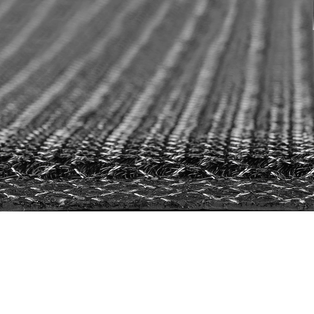 Коврик входной влаговпитывающий ЕКМ-04 58х88 см серо-черный