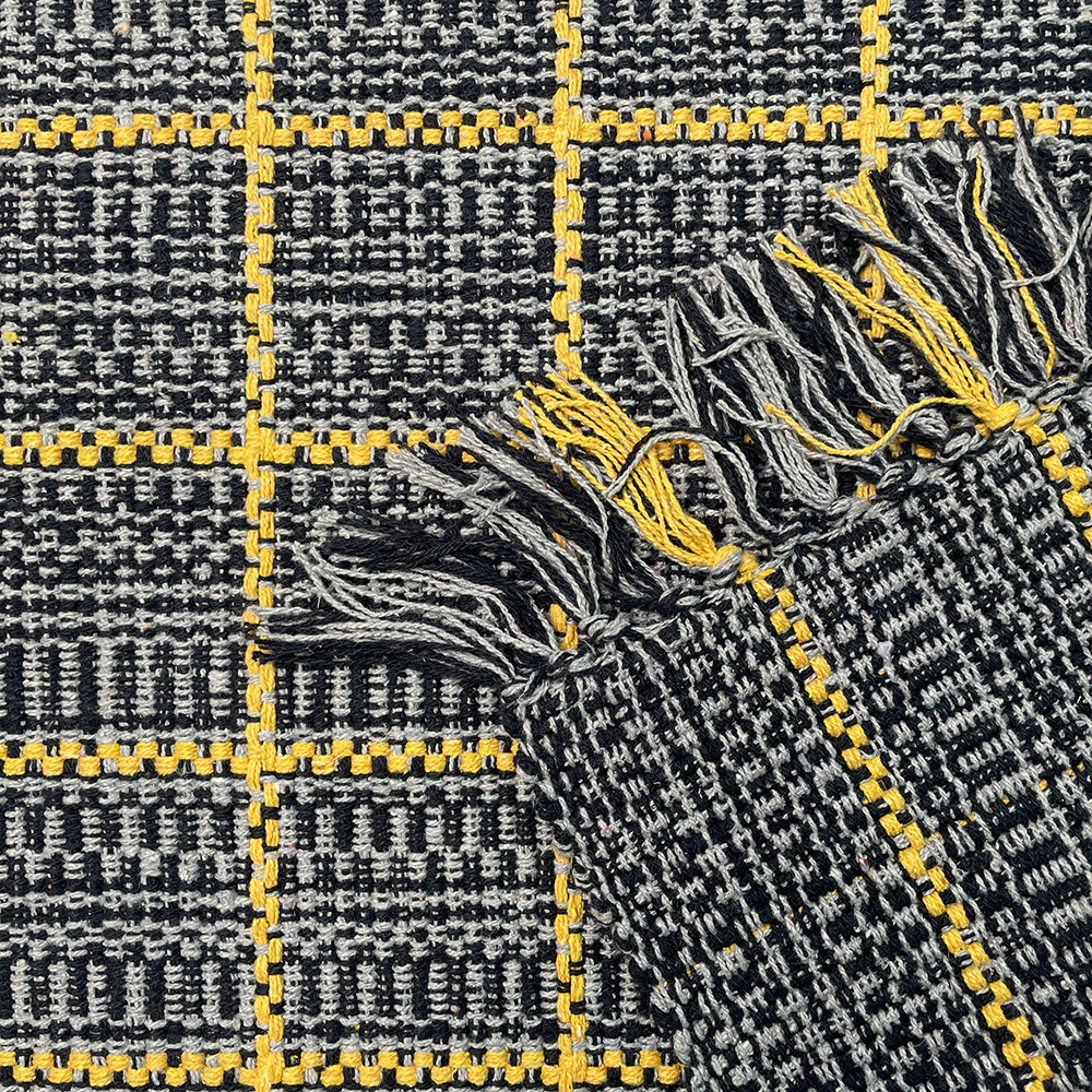 Коврик хлопковый ручного плетения 50х80 см х 5 мм Sindbad KH 58-10 серый