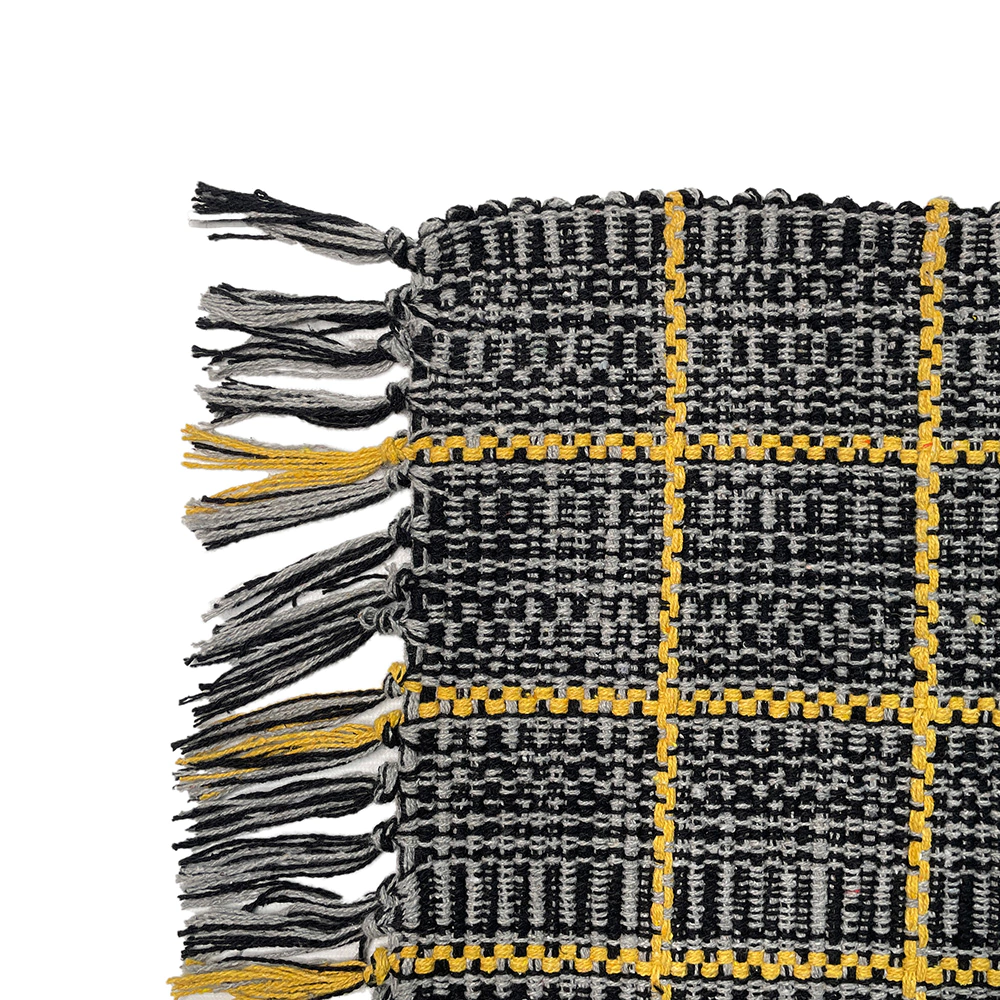 Коврик хлопковый ручного плетения 50х80 см х 5 мм Sindbad KH 58-10 серый