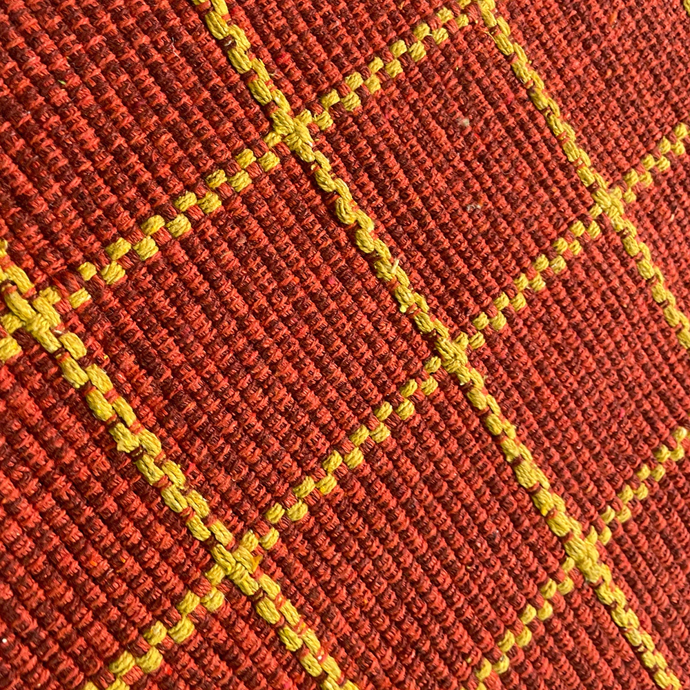 Коврик хлопковый ручного плетения 50х80 см х 5 мм Sindbad KH 58-11 темно-красный