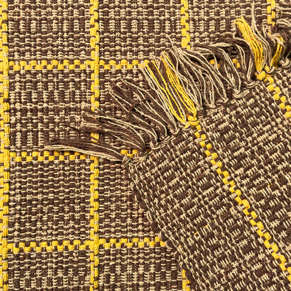 Коврик хлопковый ручного плетения 50х80 см х 5 мм Sindbad KH 58-12 коричневый