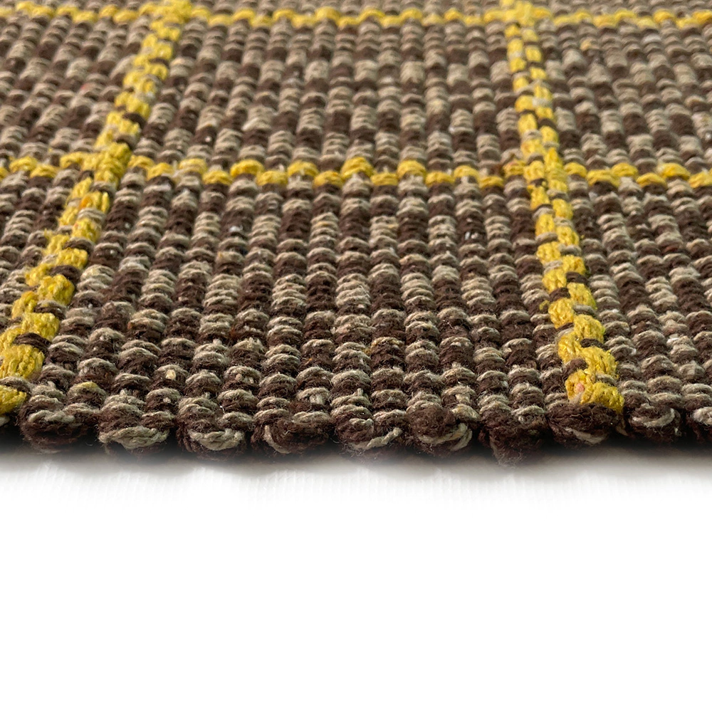 Коврик хлопковый ручного плетения 50х80 см х 5 мм Sindbad KH 58-12 коричневый