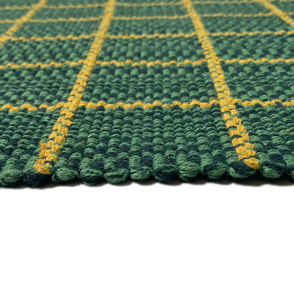 Коврик хлопковый ручного плетения 50х80 см х 5 мм Sindbad KH 58-13 зеленый