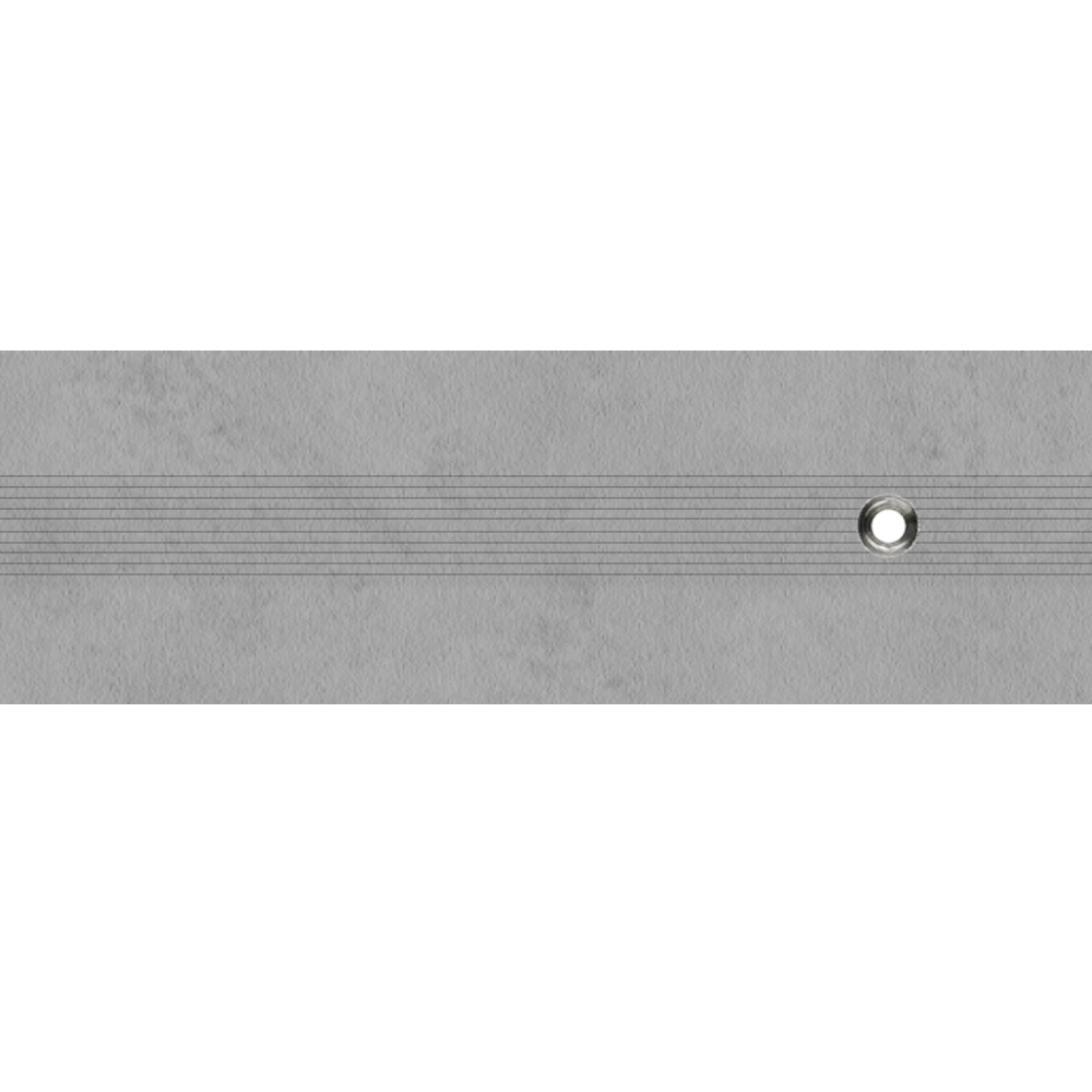 Порог алюминиевый стыкоперекрывающий Грейс 900х37 мм Кремень