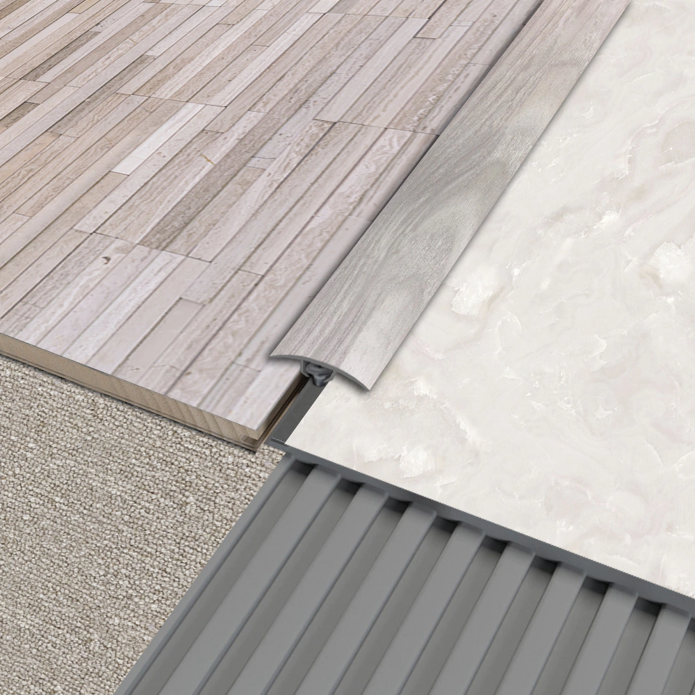 Порог алюминиевый стыкоперекрывающий 900х35 мм Ель сибирская