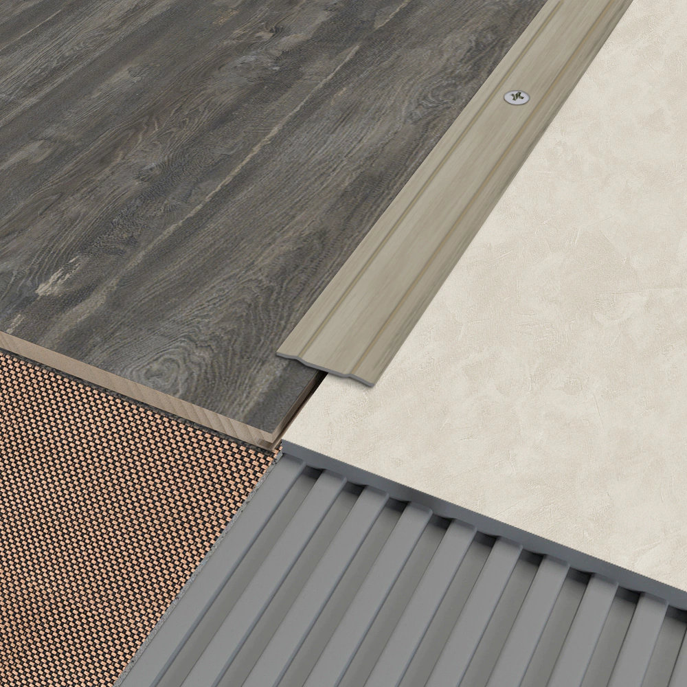 Порог алюминиевый стыкоперекрывающий 900х25 мм Осина европейская