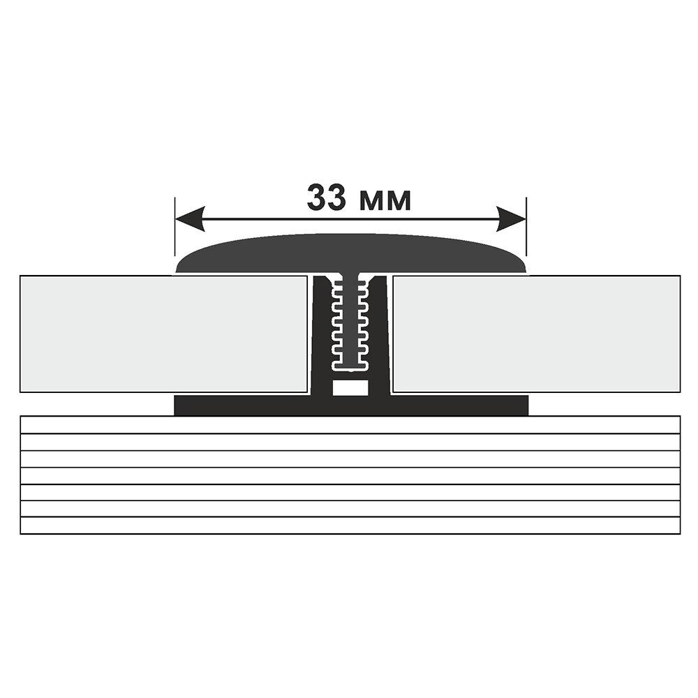 Гибкий порог SmartProfile BR 224 дуб крафт серый 3 м