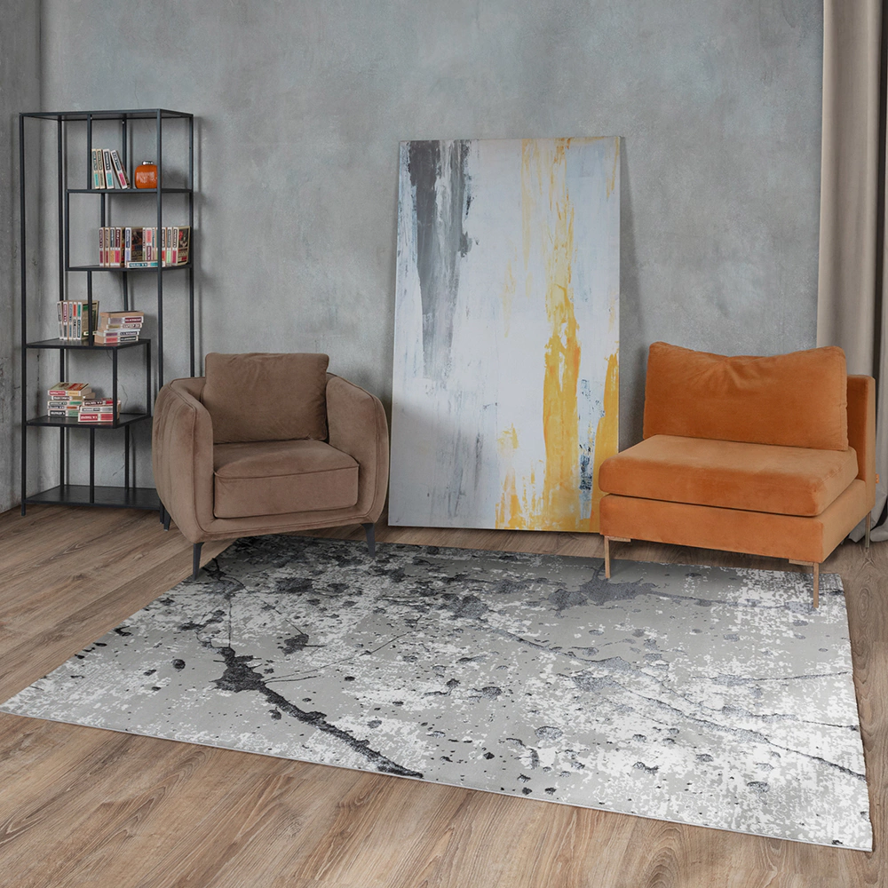 Ковер Elen A5024A 2,0х3,0 м серый-антрацит