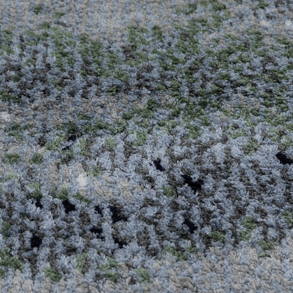 Ковер 2,4х3,4 м голубой-желтый Elsa M484A