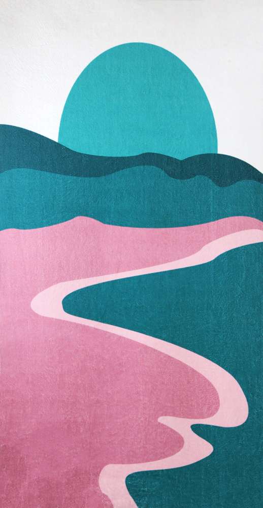 Ковер NEODECO Calibri JZ-24S5-1 Восход Мультицвет 0,8x1,5 м