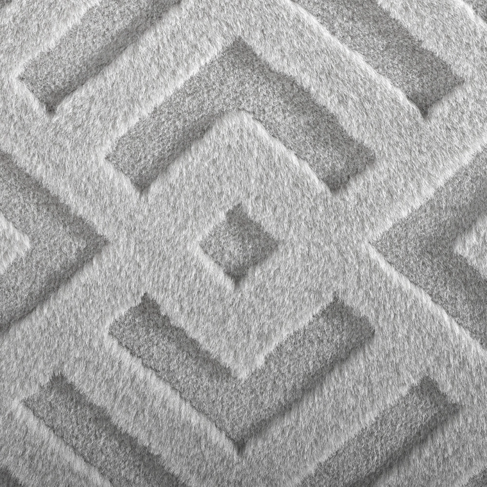 Ковер 0,8х1,5 м серый NEODECO Blackbird MR-966