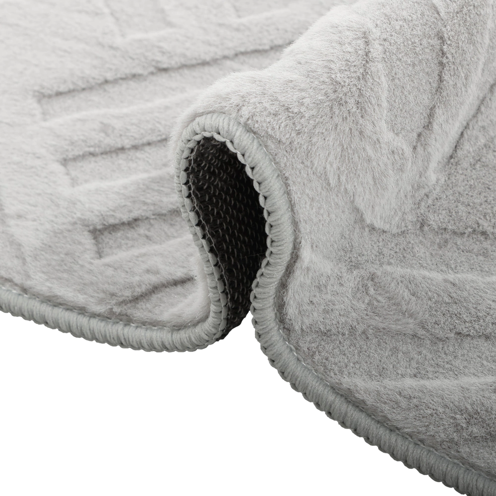 Ковер 1,2х1,8 м серый NEODECO Blackbird MR-966