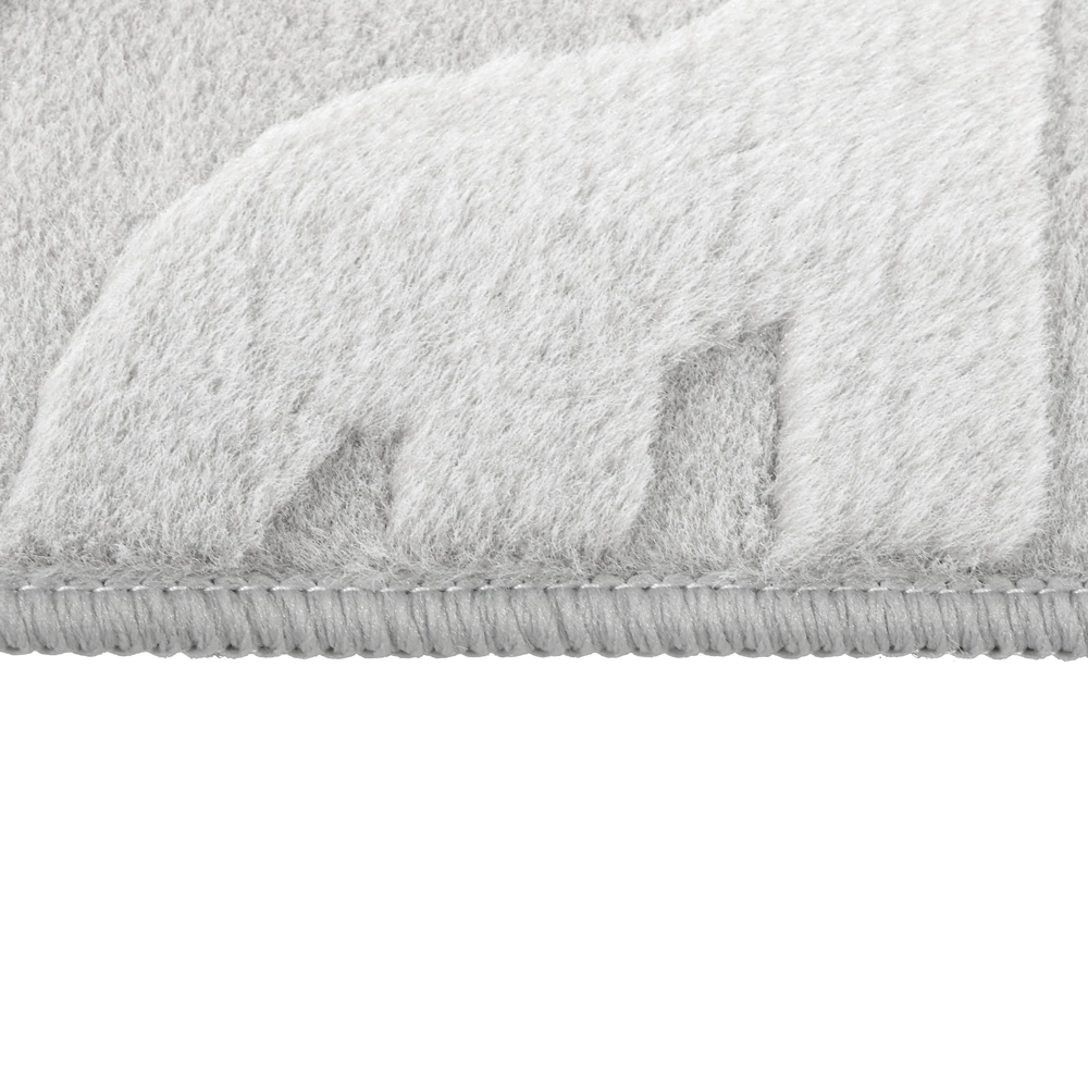 Ковер 0,8х1,5 м серый NEODECO Blackbird MR-870