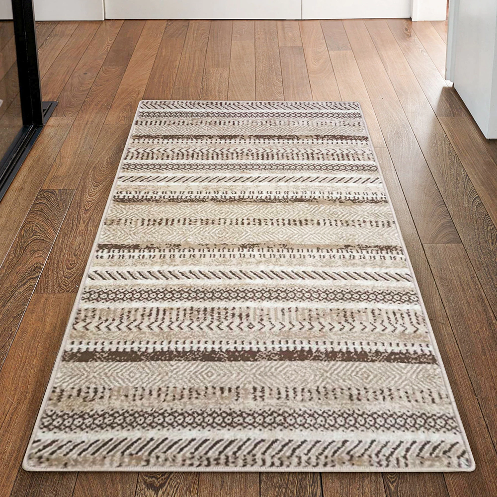 Ковровая дорожка Фолк 62880/c6 бежевая 1,0 м