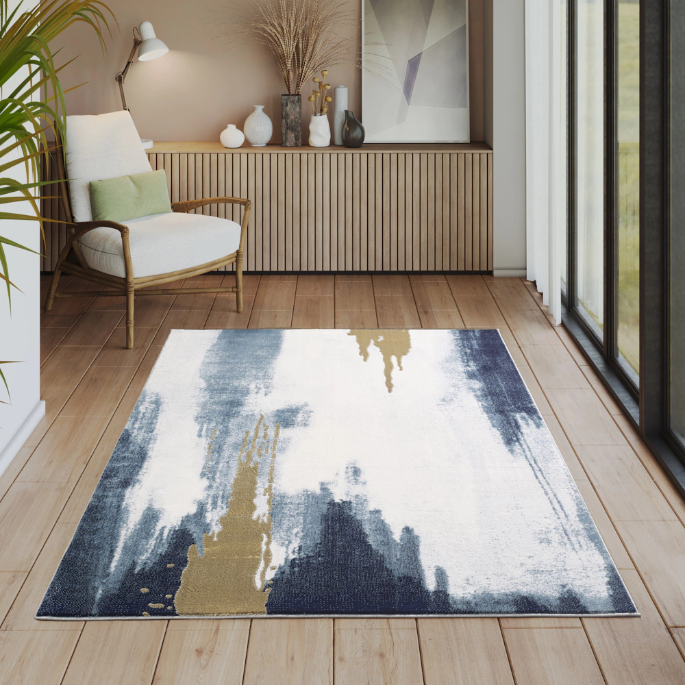 Ковер 1,6х2,3 м Diamond 1155 голубой