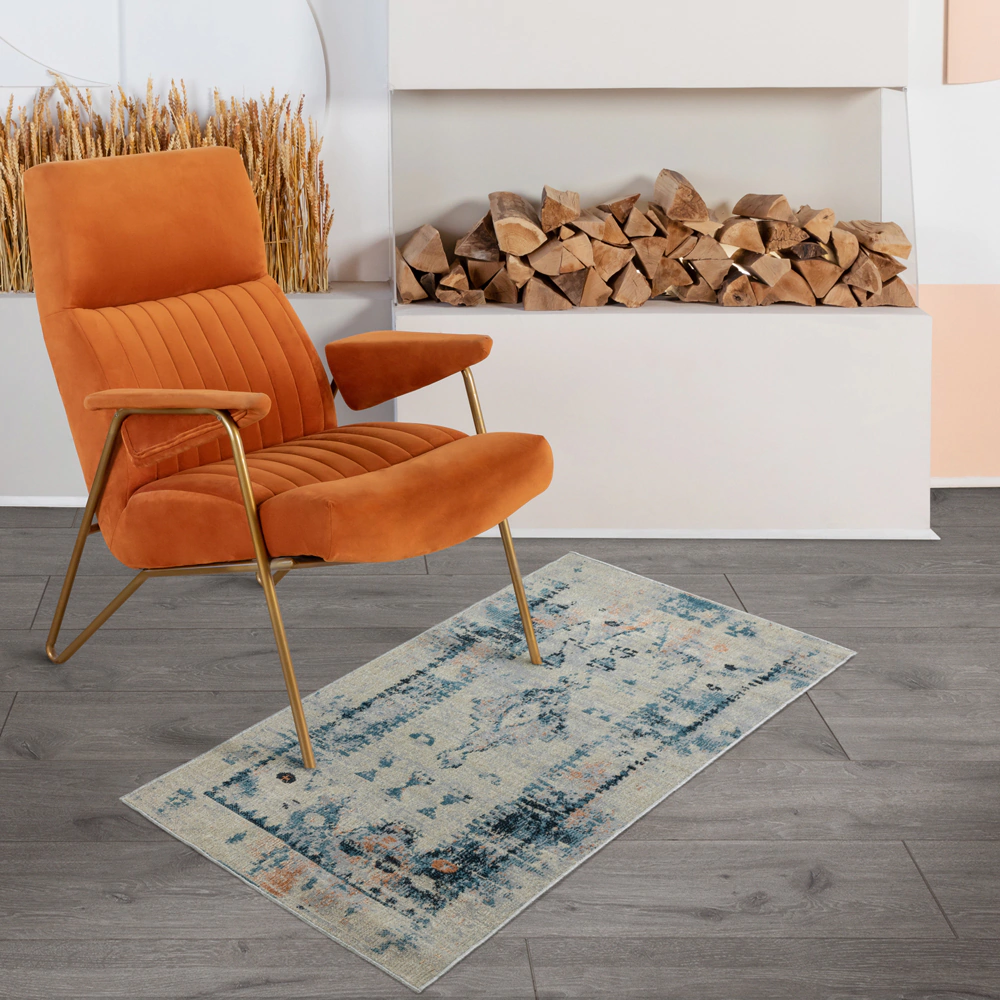 Ковер 0,8х1,5 м Klio 105A синий