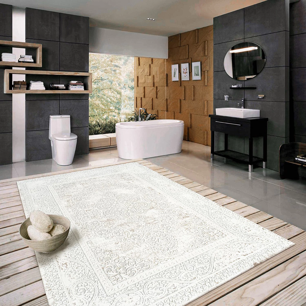 Ковер 2,0х4,0 м Zefir A5393A/SF5 слоновая кость