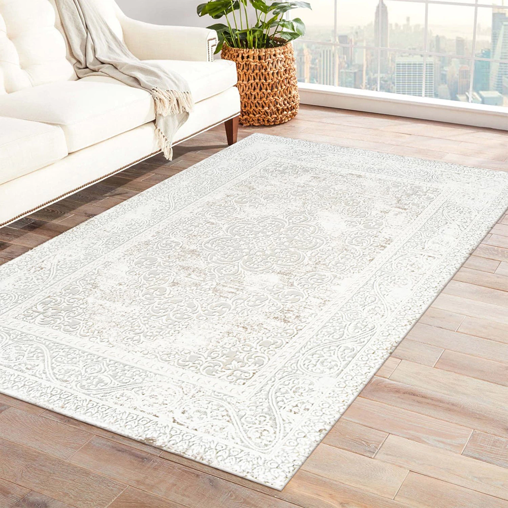 Ковер 2,0х4,0 м Zefir A5393A/SF5 слоновая кость