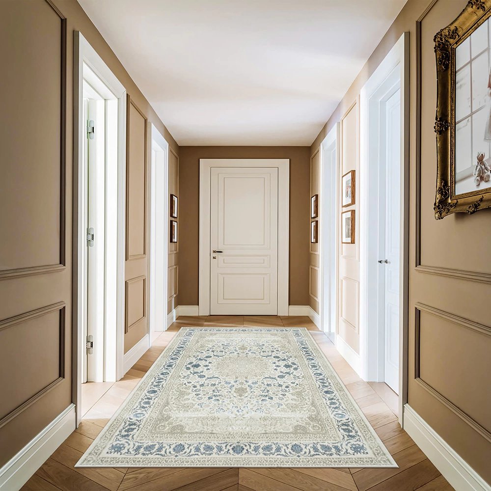 Ковер 1,6х2,3 м Califa A5176B/LS4 голубой