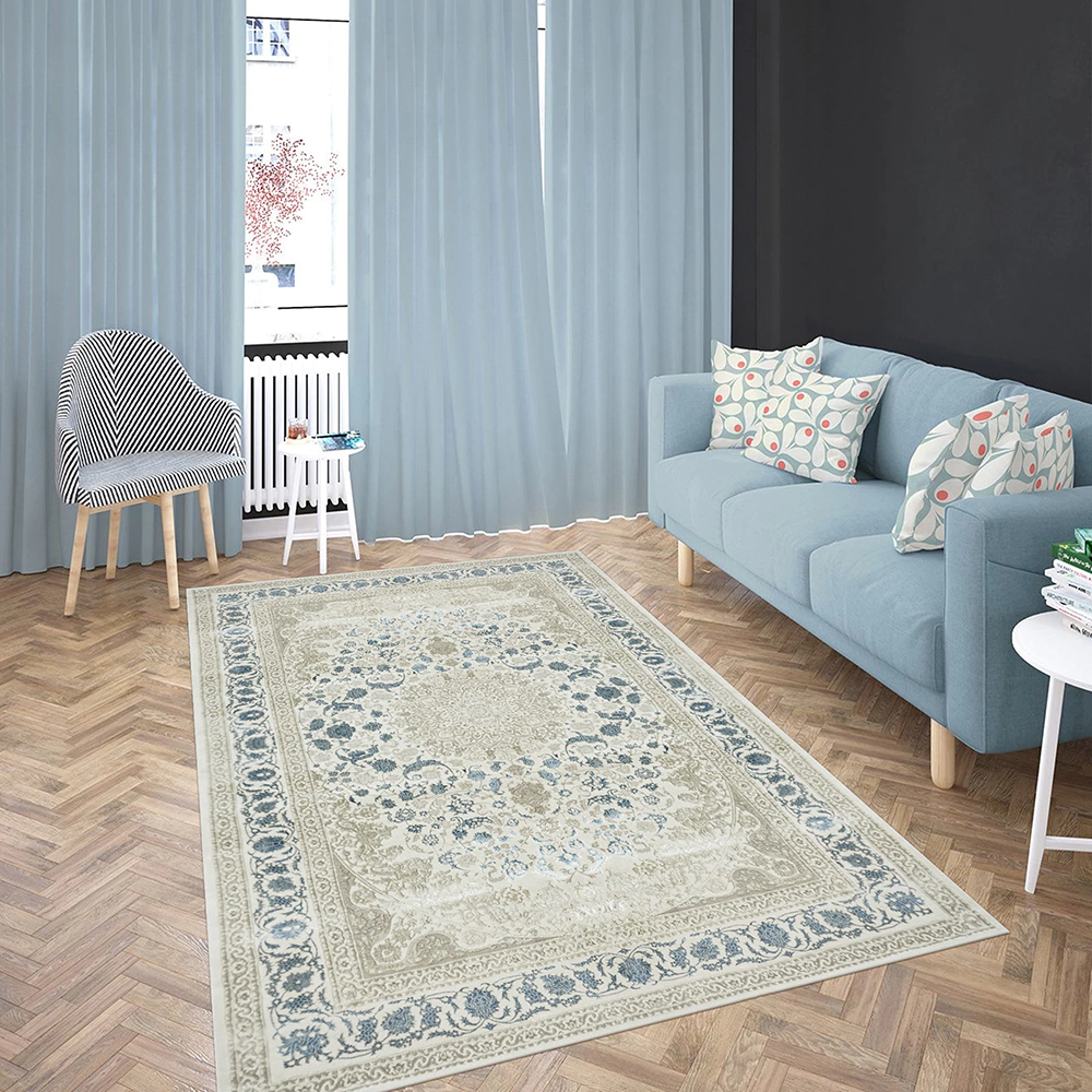 Ковер 2,4х3,4 м Califa A5176B/LS4 голубой