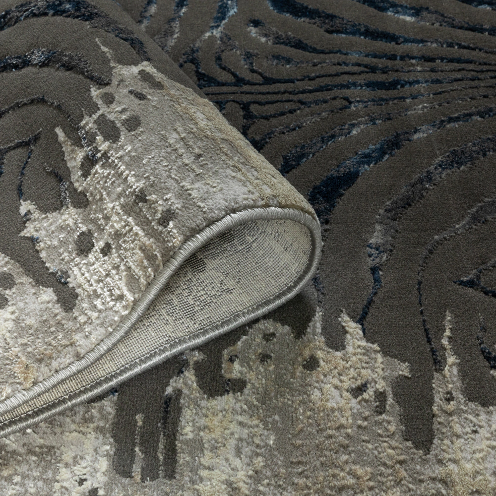 Ковер 0,8х1,2 м Agnia A4032A синий-антрацит