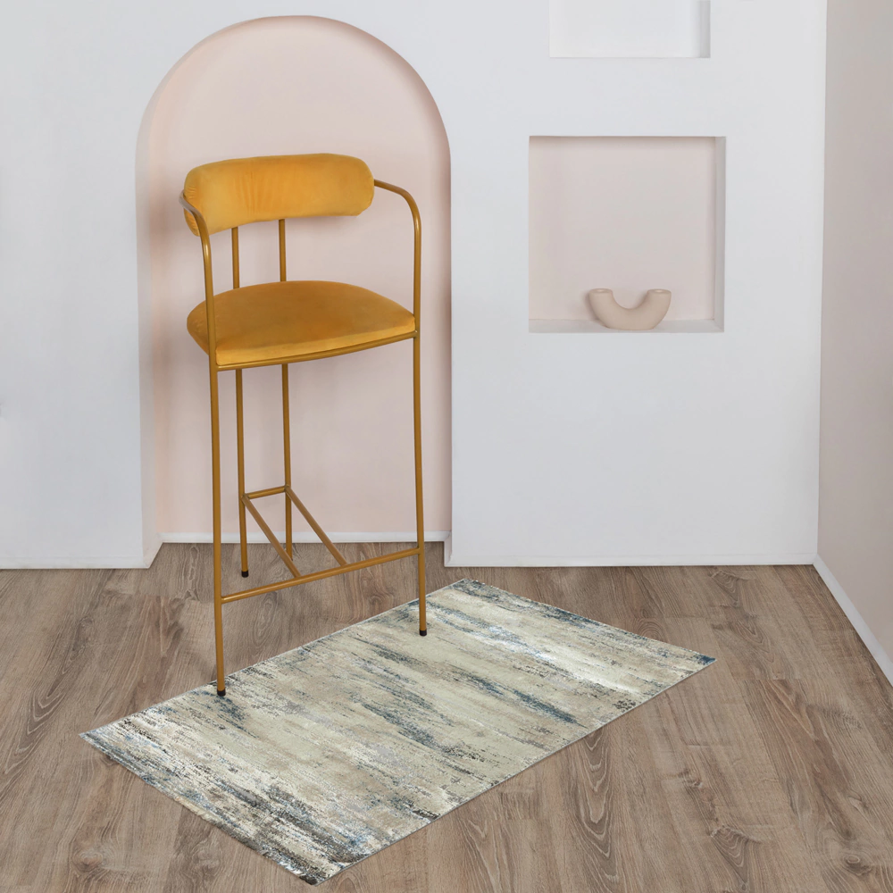 Ковер 0,8х1,2 м Agnia AA623A слоновая кость-синий