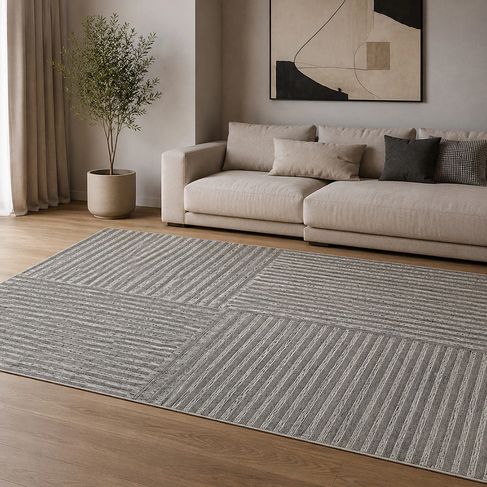 Ковер 1,0х2,0 м Каир BU03 серый