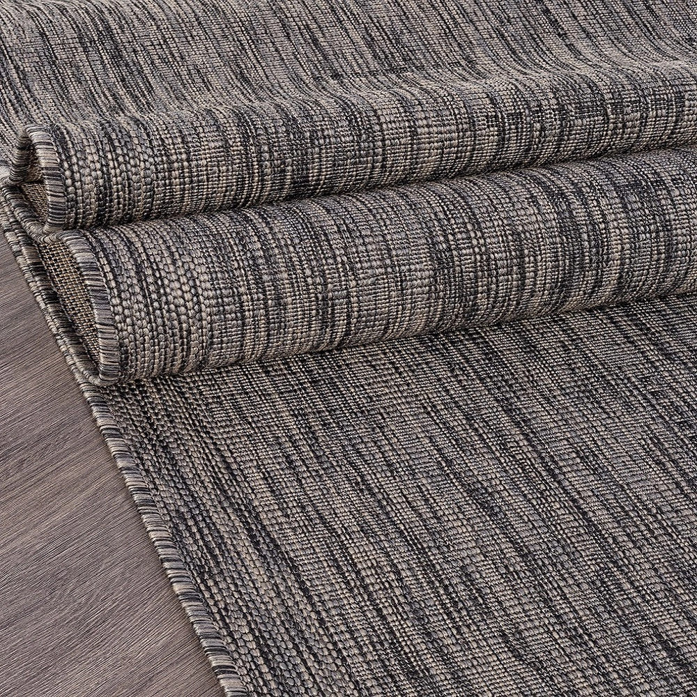 Ковер Вегас S008 2х2,9 м серый-черный