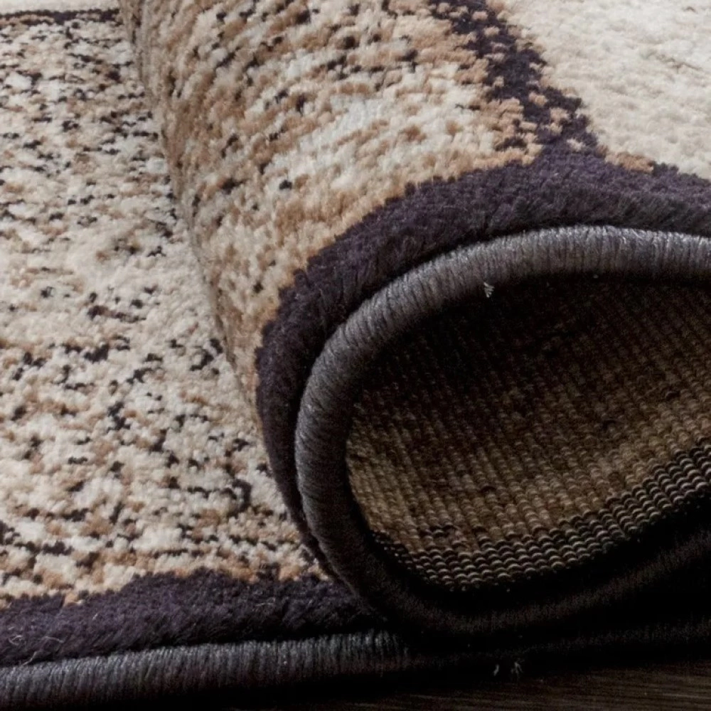 Ковровая дорожка 1 м коричневая Валенсия Дэлюкс D328