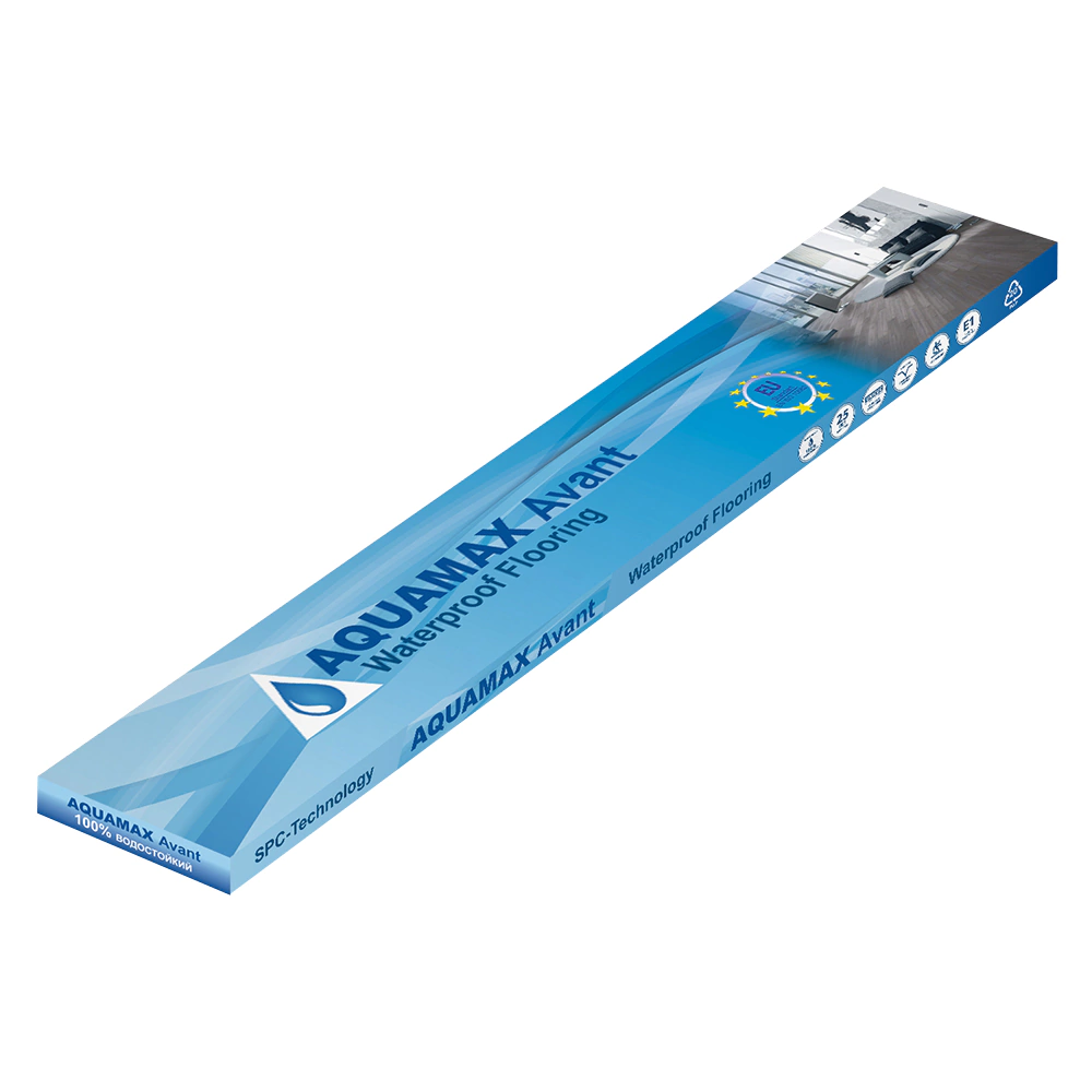SPC плитка AQUAMAX Avant Дуб Сендре с фаской 4 мм 43 класс 2,245 м2