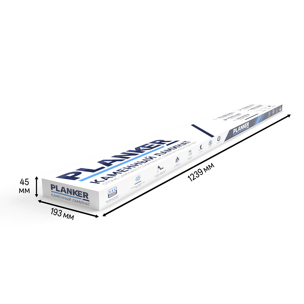 SPC плитка PLANKER Force Дуб Фридом с фаской 3,5 мм 33 класс 2,6352 м2