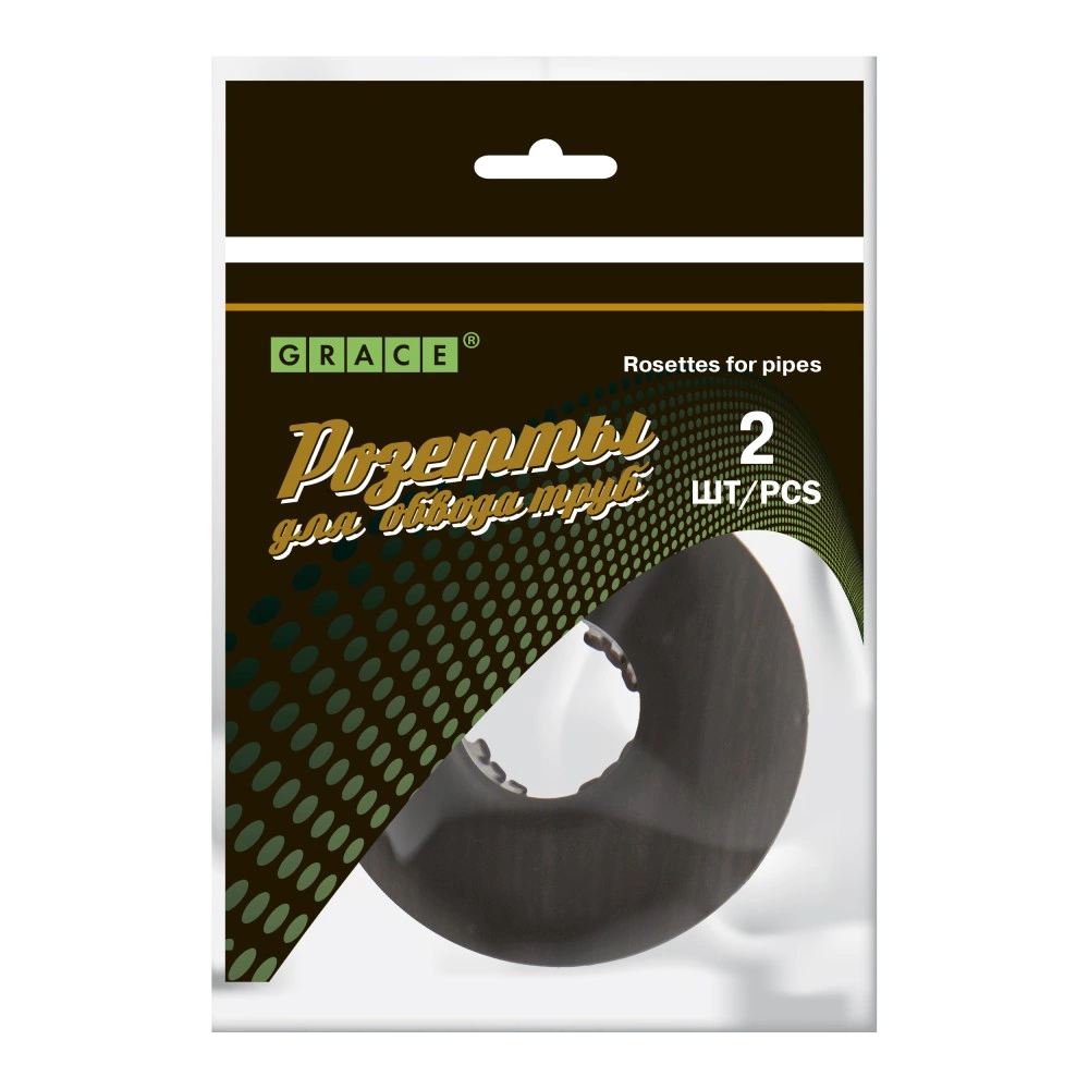 Накладка для труб ПВХ Rico Leo Венге 20 мм 2 шт