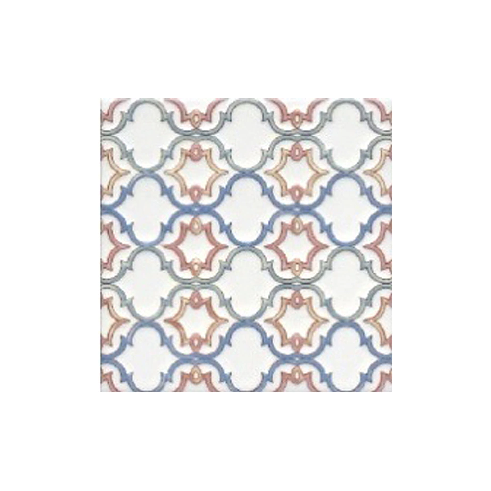 Плитка настенная Суррей декорированная голубая 20х20 см