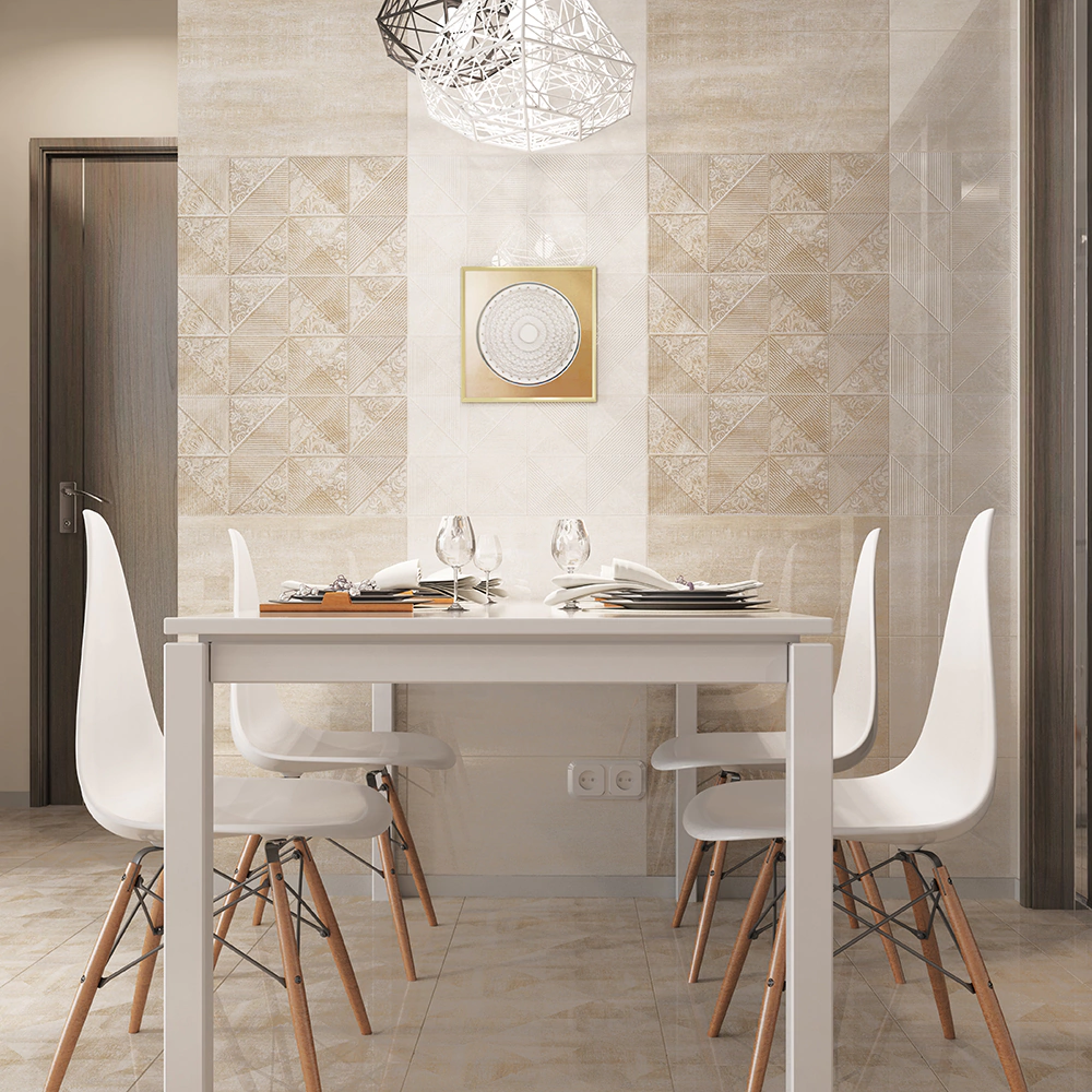 Плитка настенная Астерия декор 1 светло-бежевая 30х60 см