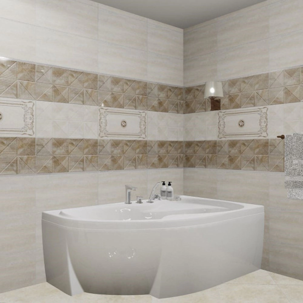 Плитка настенная Астерия декор 1 коричневая 30х60 см