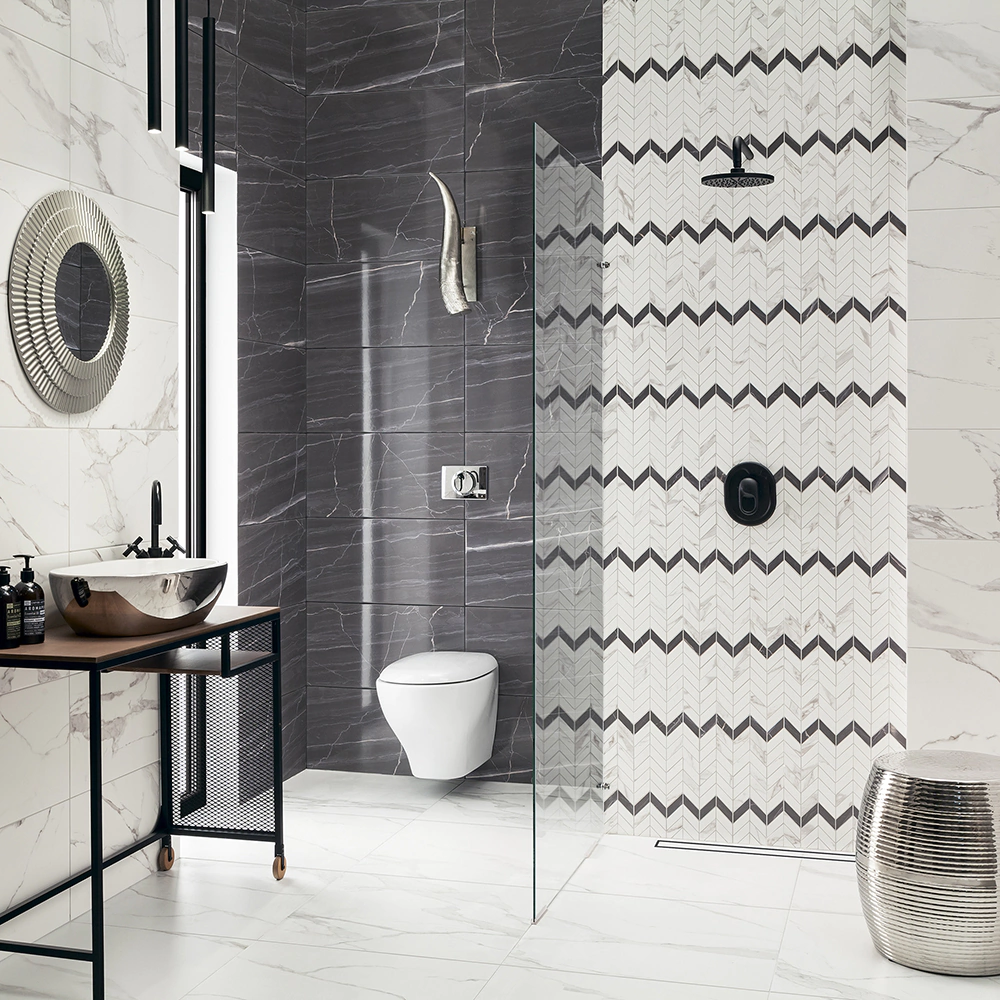 Плитка настенная Бонелла белая 30,8х60,8 см